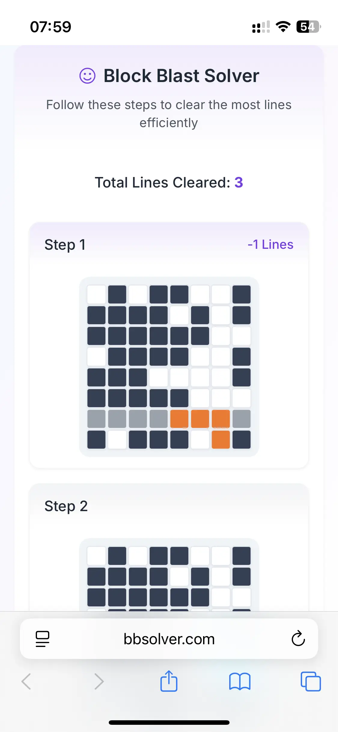 Block Blast Solver Paso 3